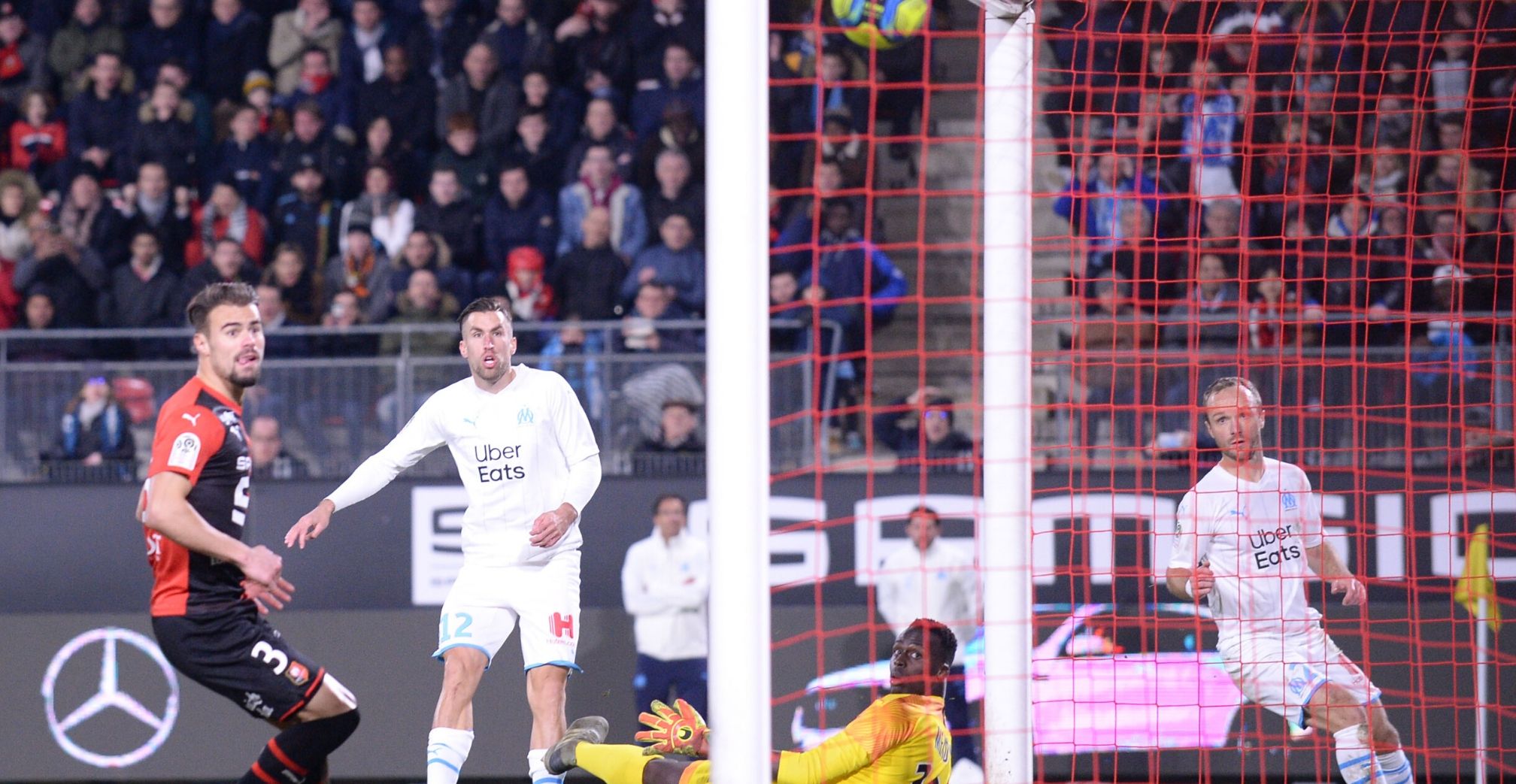 OM's Kevin Strootman scored a superb late winner off the bench in Rennes