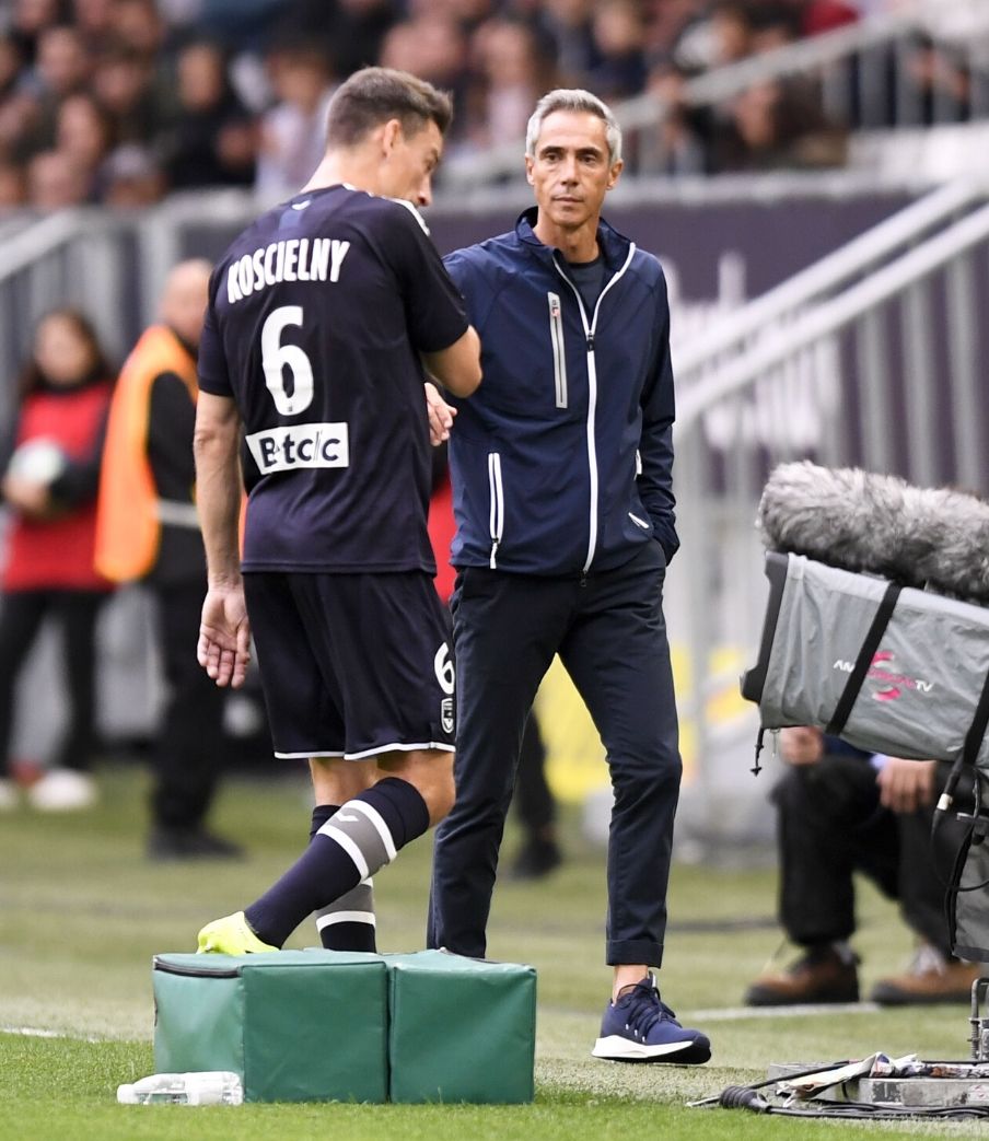 Bordeaux coach Paulo Sousa looks to captain Laurent Koscielny to set the example for his team