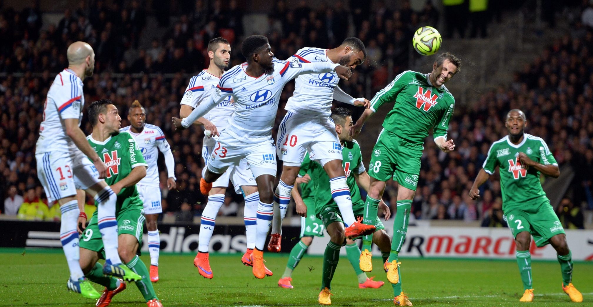 Lyon Saint-Etienne derby 2014/15