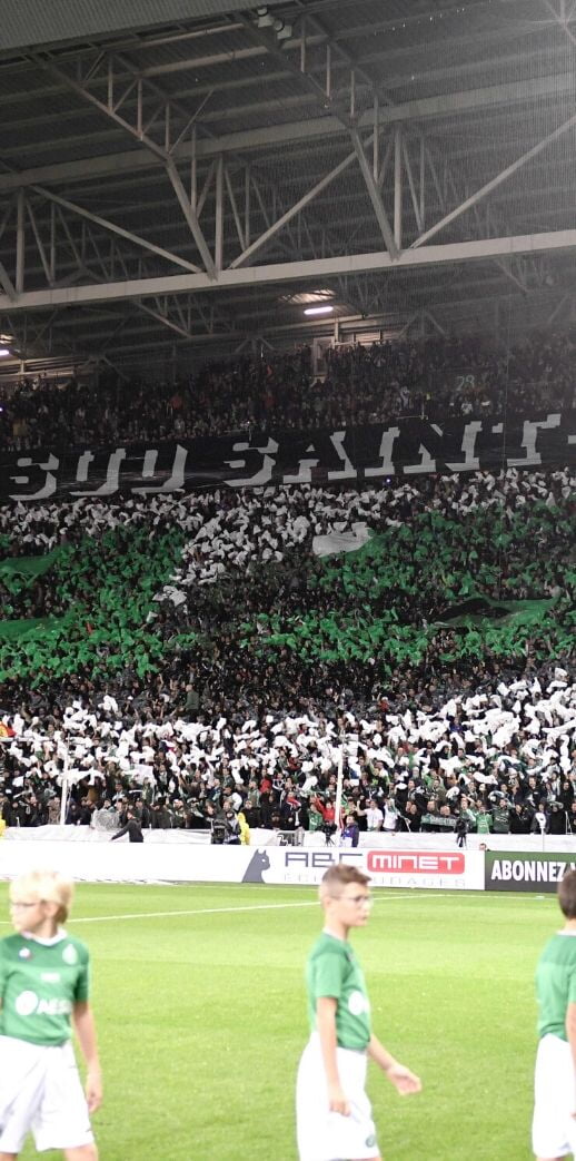 Saint-Etienne fans Stade Geoffroy-Guichard