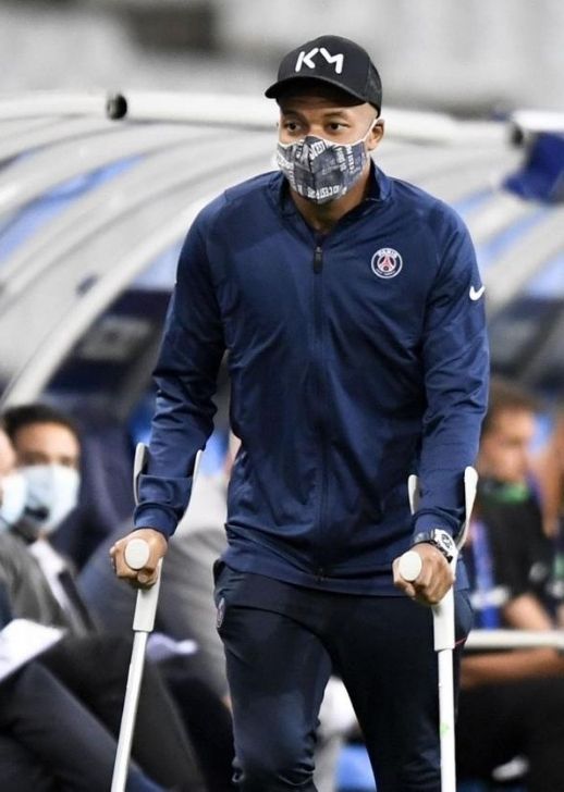 PSG Kylian Mbappé injured Coupe de France UEFA Champions League