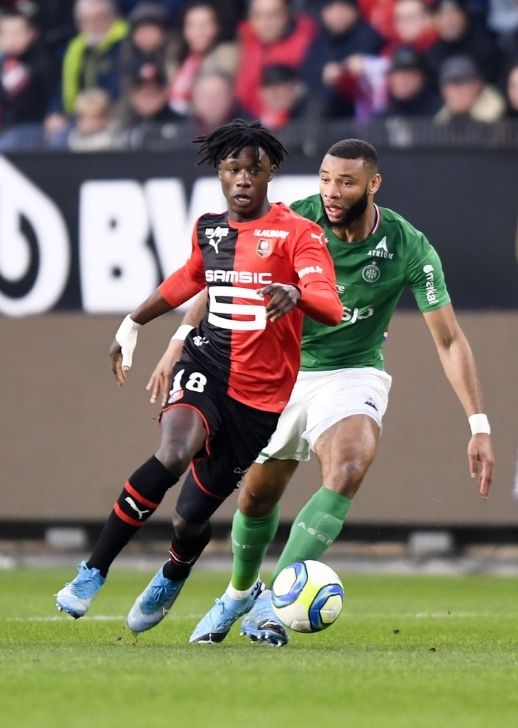 Rennes Saint-Etienne 2019/20 Camavinga Moukoudi