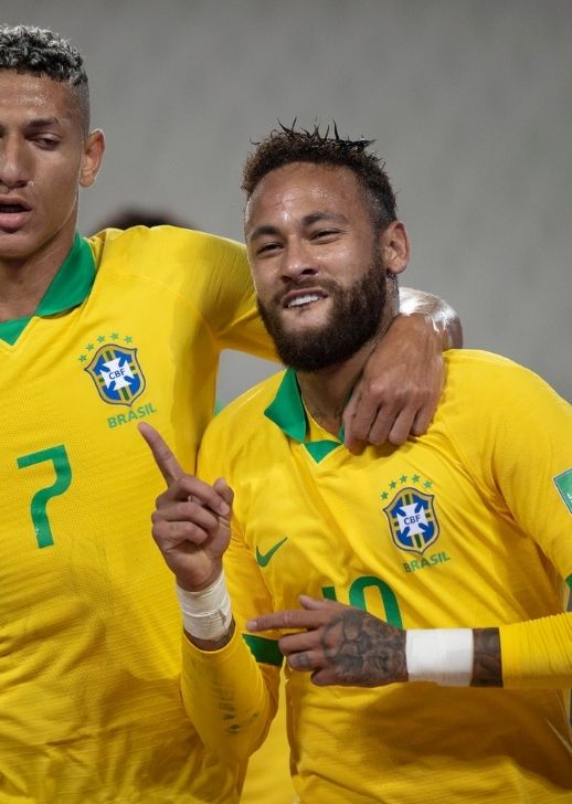 Neymar Brazil Peru hat-trick