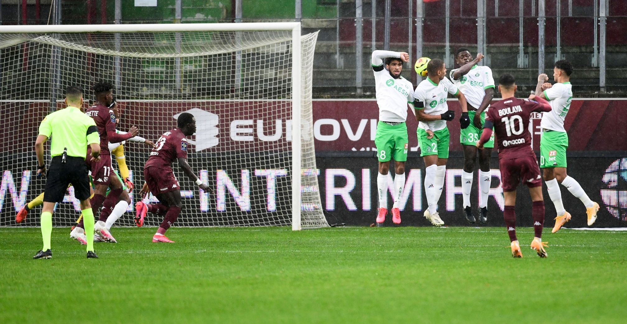 Farid Boulaya Metz Saint-Etienne goal