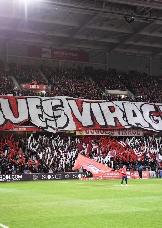 Lille stadium fans display 2020