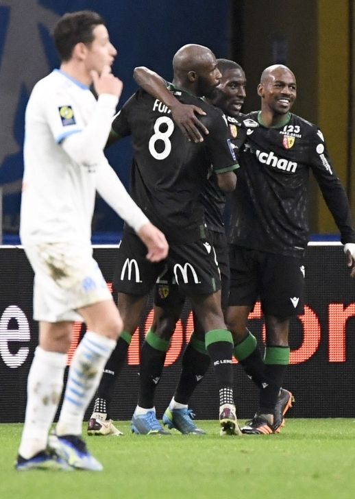 Marseille, Lens, goal celebration