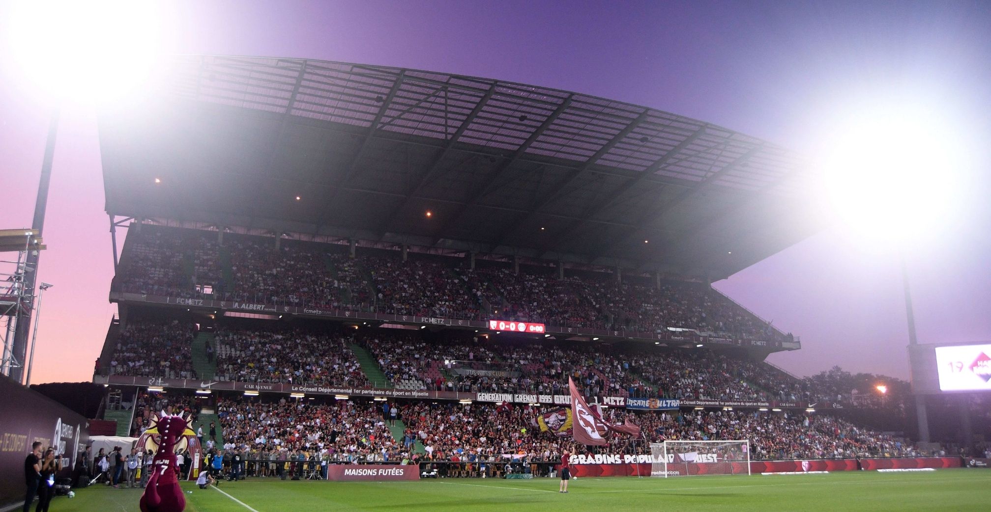 Metz Stade Saint-Symphorien stadium stand supporters