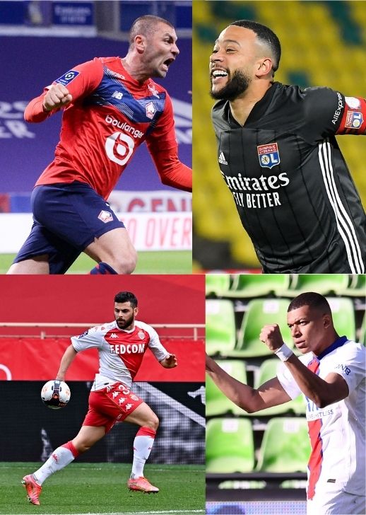 Collage Yilmaz Mbappe Volland Depay