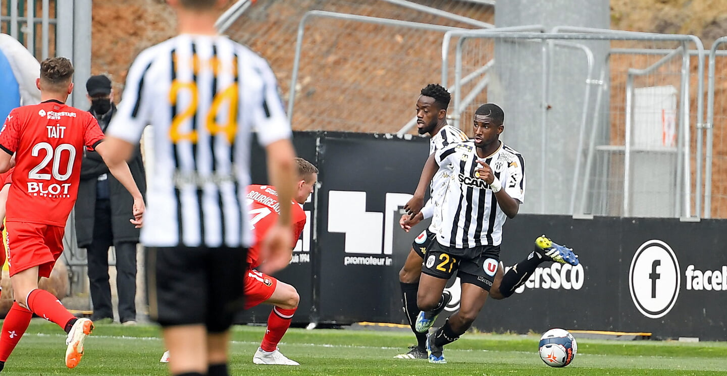 Tottenham Hotspur offered chance to sign Angers striker Mohamed Ali-Cho. (Image: As found on Ligue 1 website)