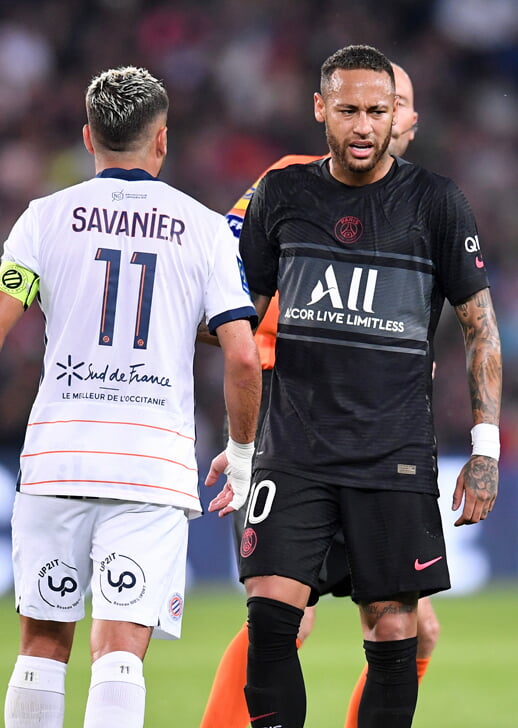 Teji Savanier, Neymar, Montpellier, PSG