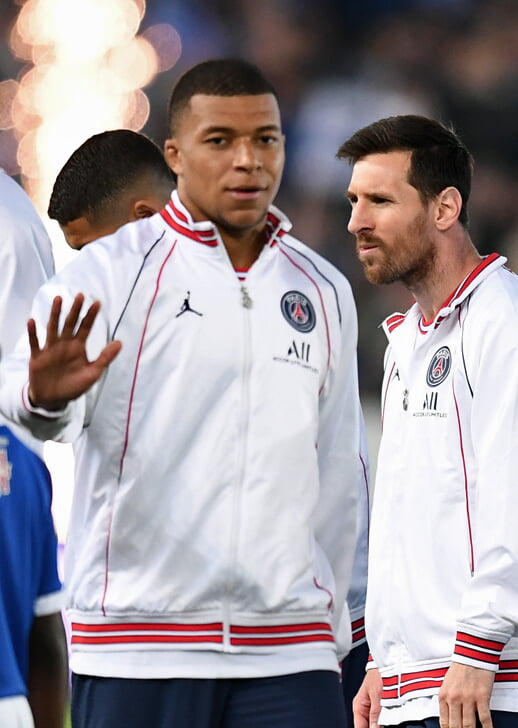 Kylian Mbappe, Lionel Messi, PSG
