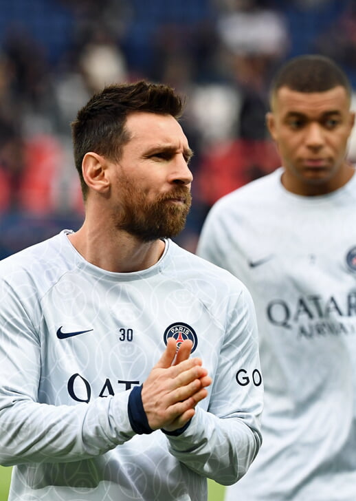 Lionel Messi, Kylian Mbappé, PSG