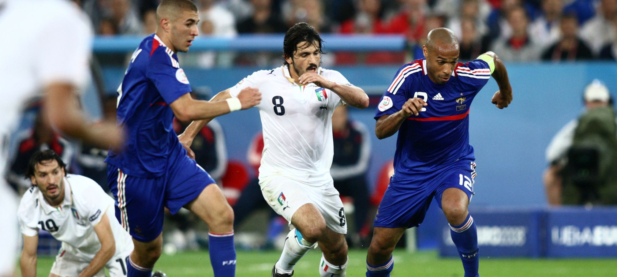 Euro 2008 Italy France Gattuso Henry