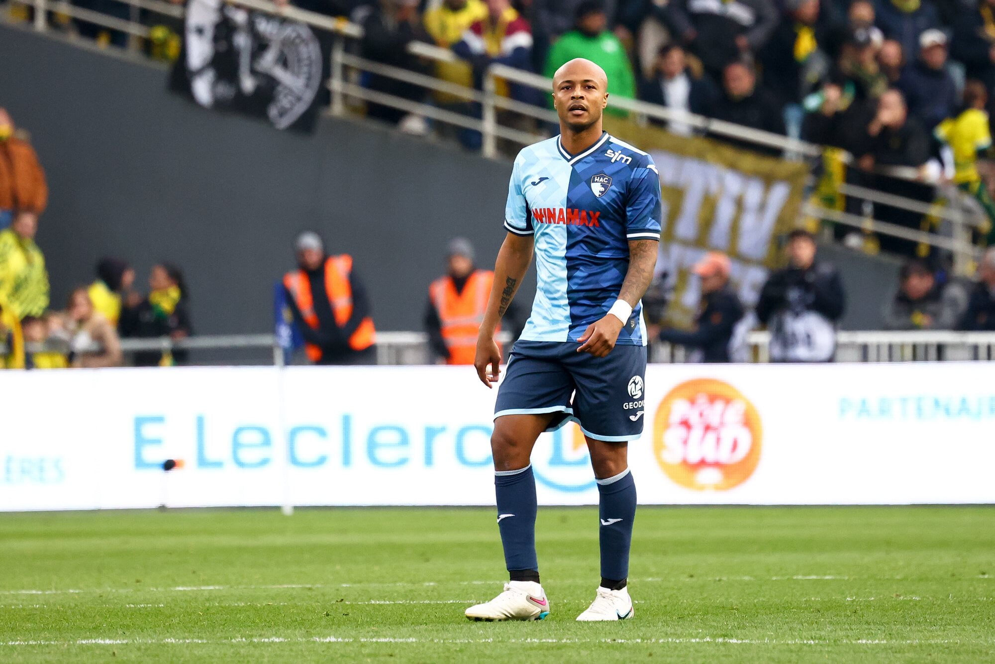 André Ayew with Le Havre