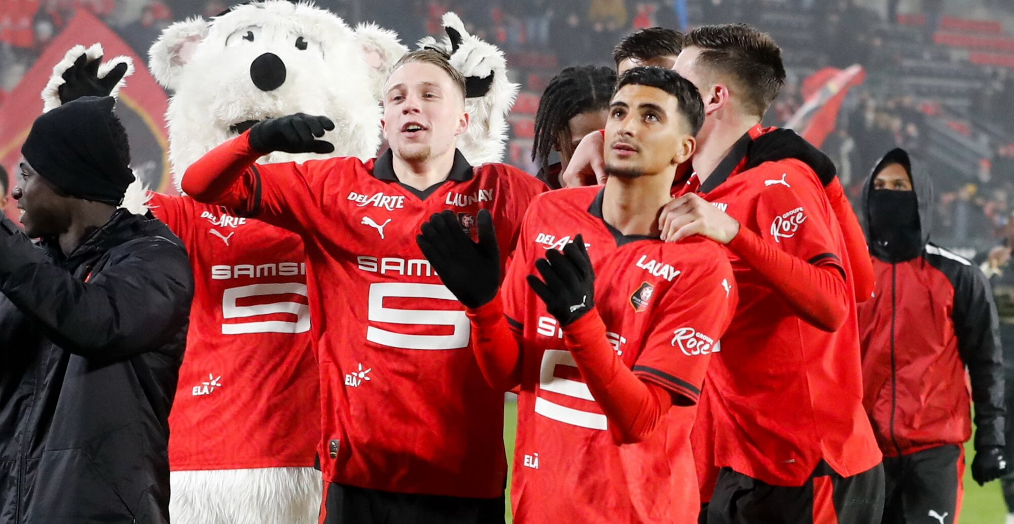 Rennes players