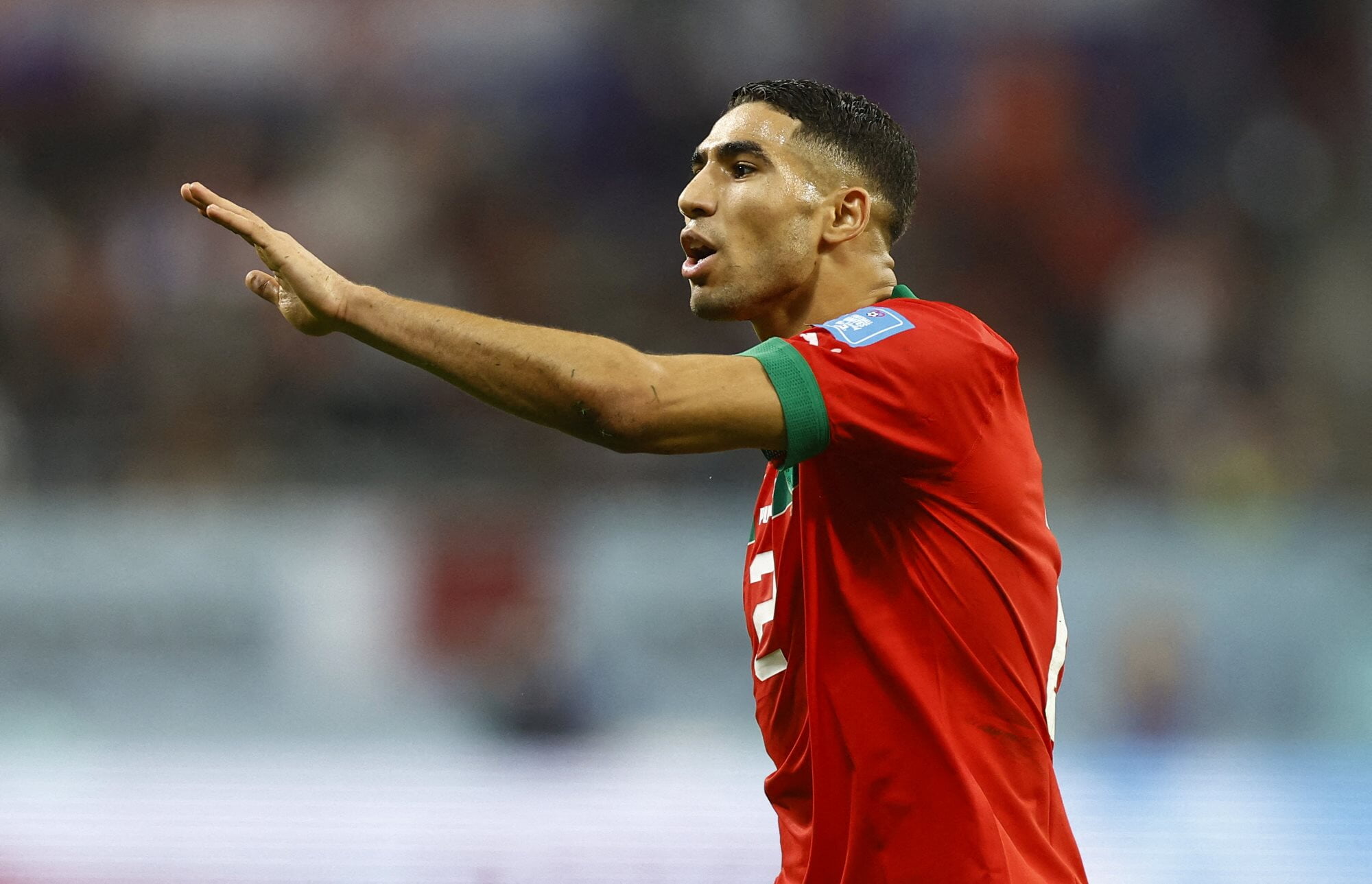 Achraf Hakimi with Morocco