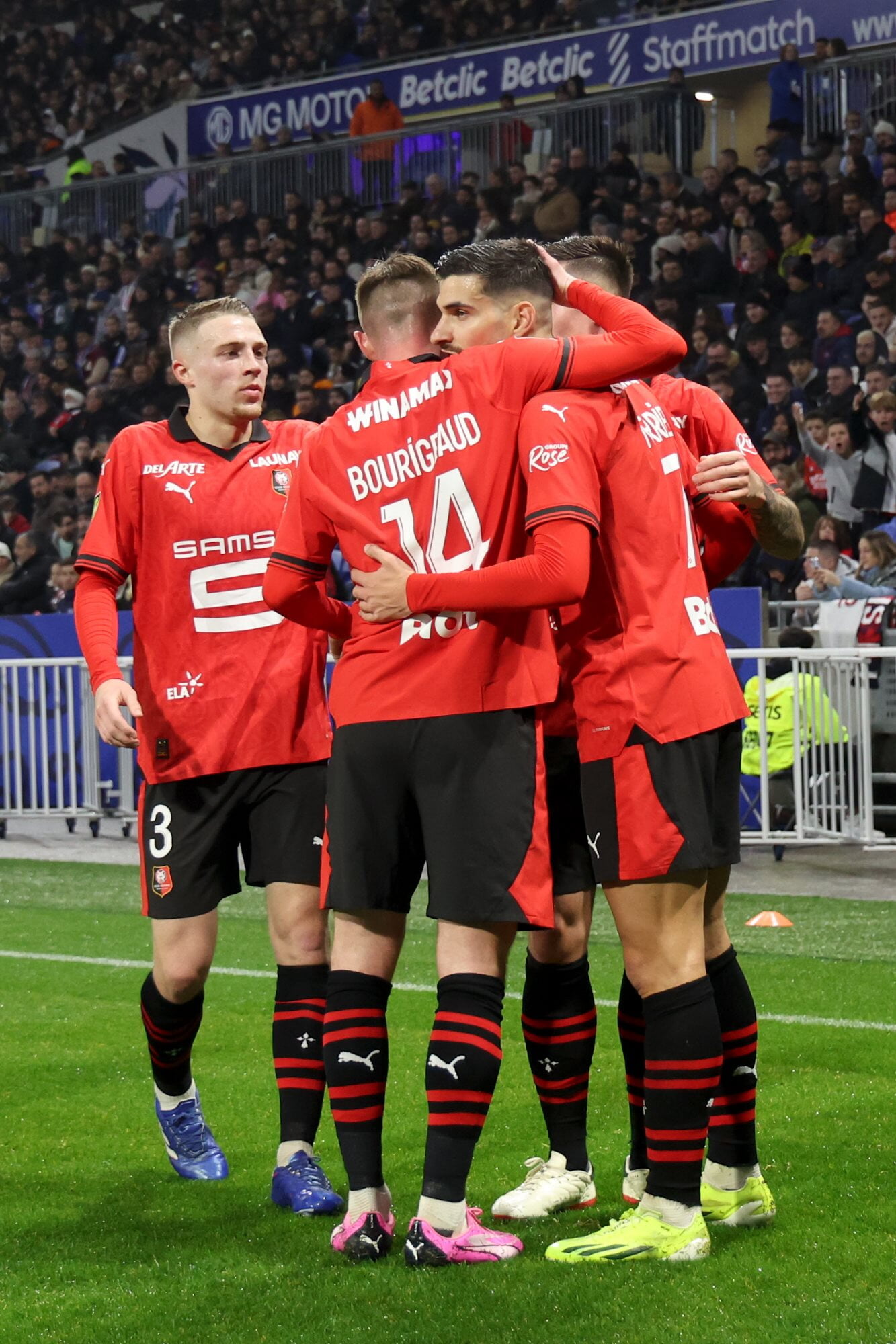 Rennes players