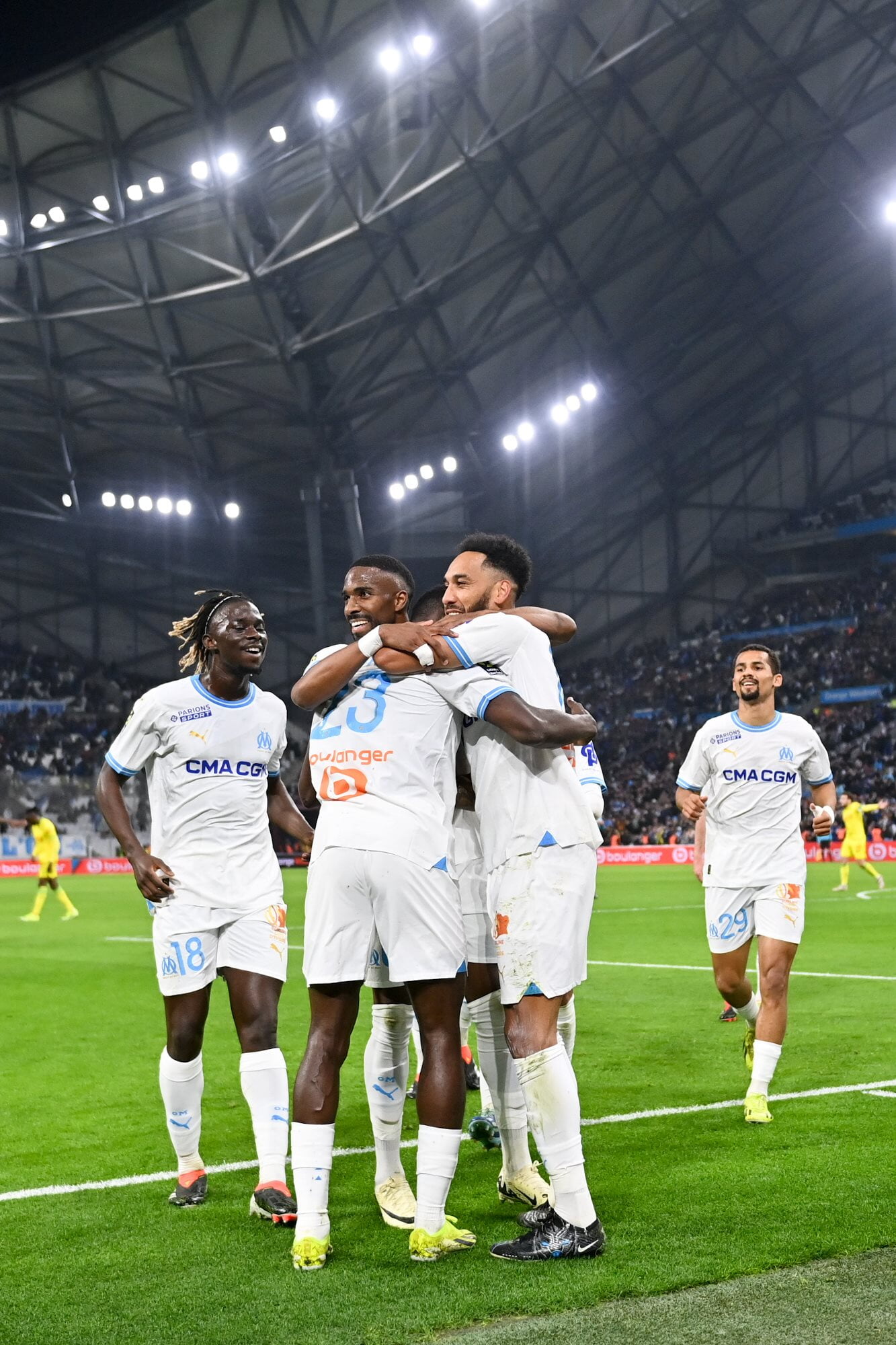 Marseille Players Celebrating