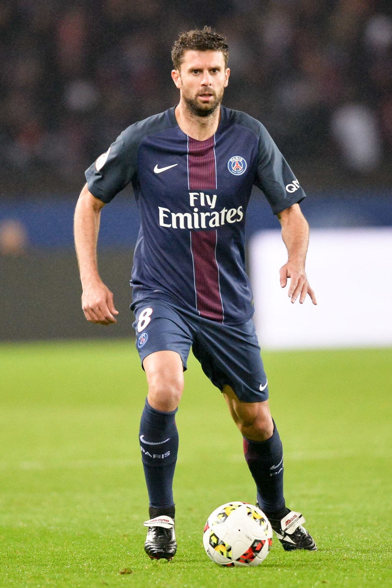 Thiago Motta on the ball for Paris Saint-Germain